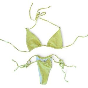 Lime Green Bikini Set